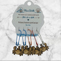 Krabbe Maschenmarkierer | 5er Set aus Holz