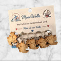 Axolotl Maschenmarkierer | 5er Set aus Holz