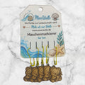 Pandabaer Maschenmarkierer | 5er Set aus Holz