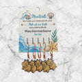 Nilpferd stehend Maschenmarkierer | 5er Set aus Holz