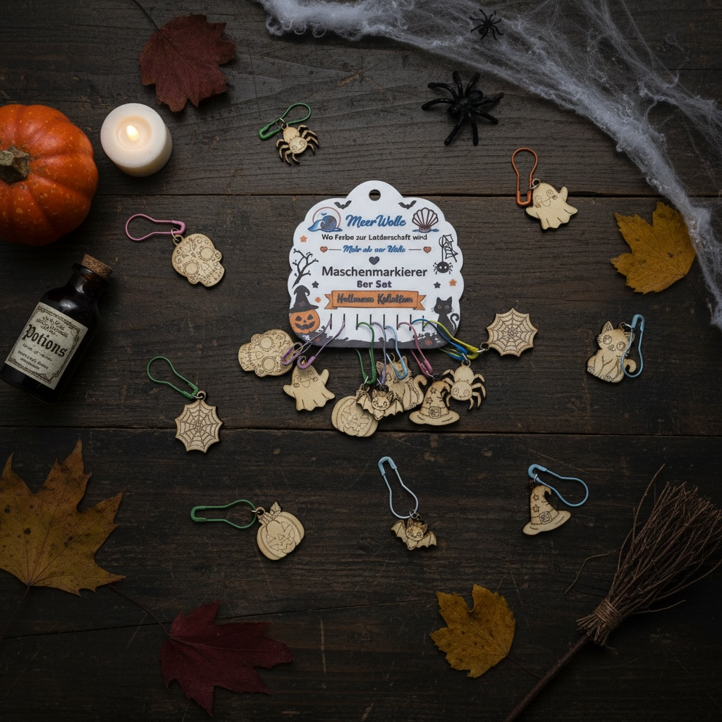 Halloween Maschenmarkierer Set von MeerWolle